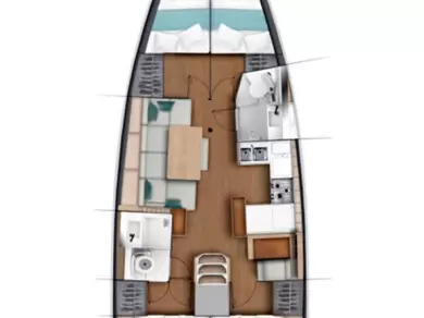 Wynajem łodzi Palma de Mallorca tanio Sun Odyssey 440