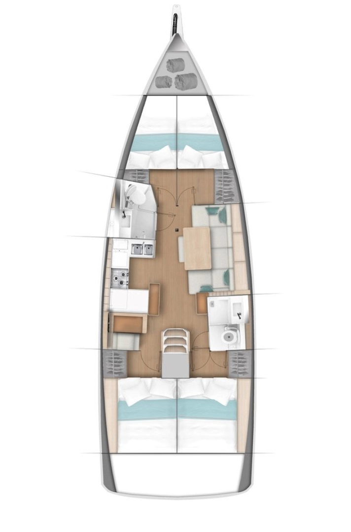Wynajem łodzi Jeanneau Sun Odyssey 440 w Goecek na SamBoat 