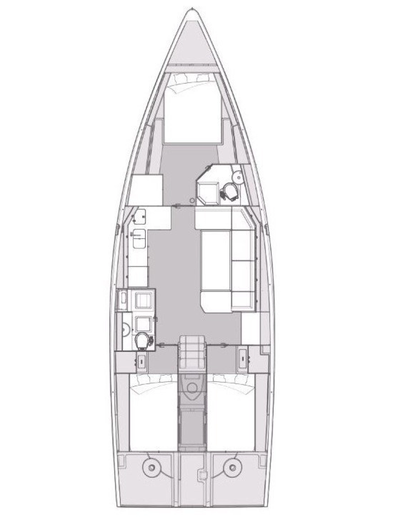 Wynajem łodzi Biograd na Moru tanio Impression 45