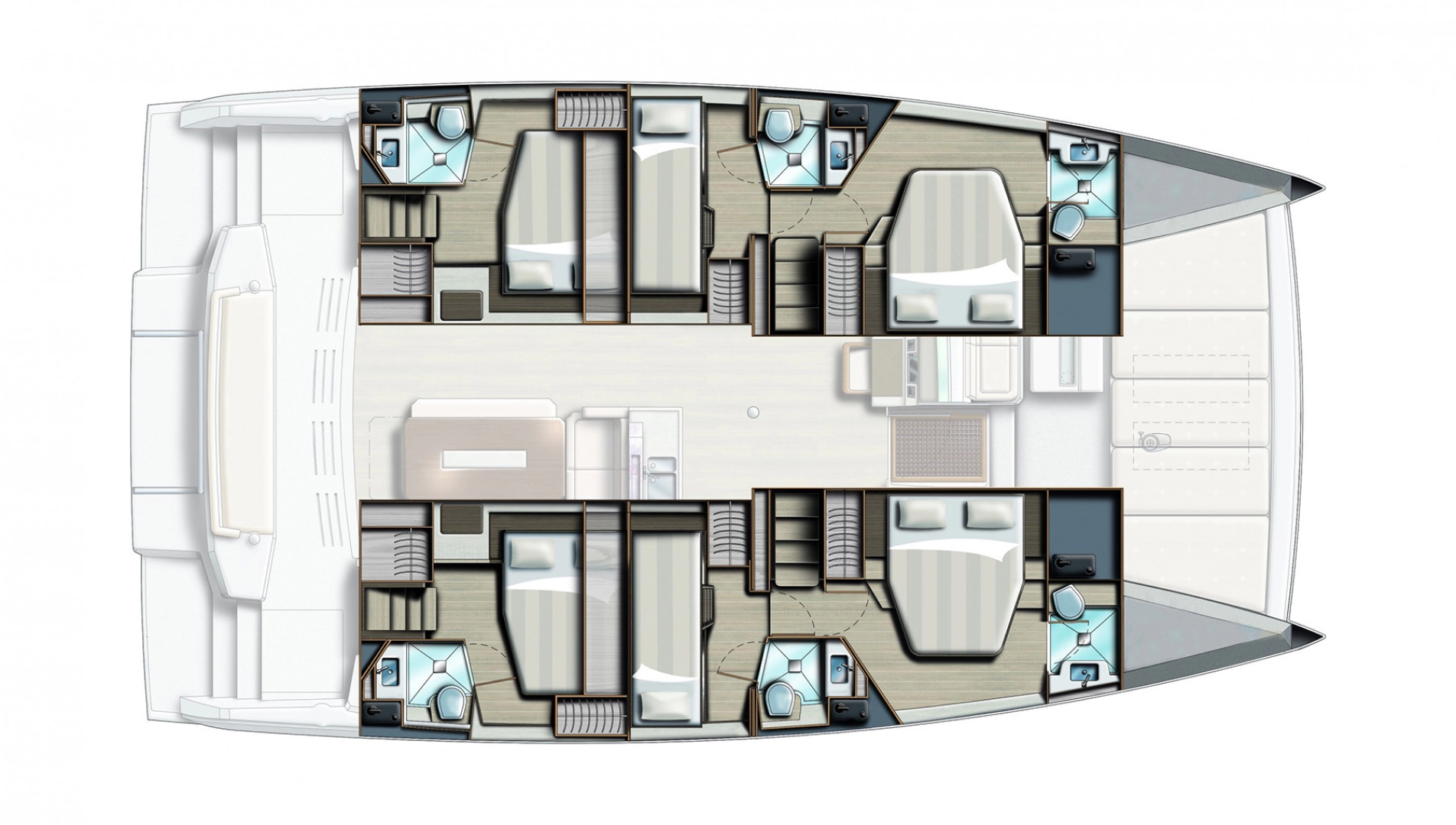 Wynajmij Katamaran z lub bez skippera Bali w Gouvia
