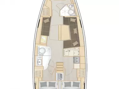 Wynajem Żaglowiec w Lavrio - Hanse Hanse 418