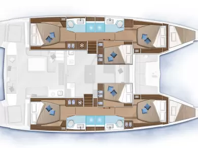 Wynajem w Gouvia- Lagoon Lagoon 50 na SamBoat