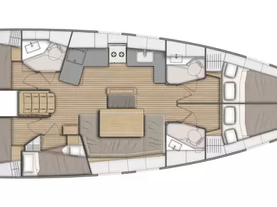 Wynajem Żaglowiec w Gouvia - Bénéteau Oceanis 46.1