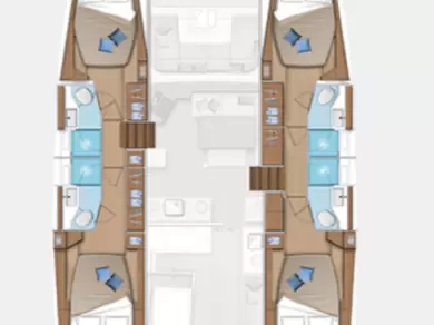 Wynajmij Lagoon Lagoon 46 w Alimos