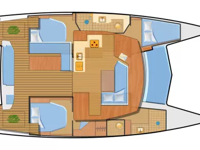 Wynajem łodzi Fountaine Pajot Lucia 40 w Rogoznica na SamBoat 