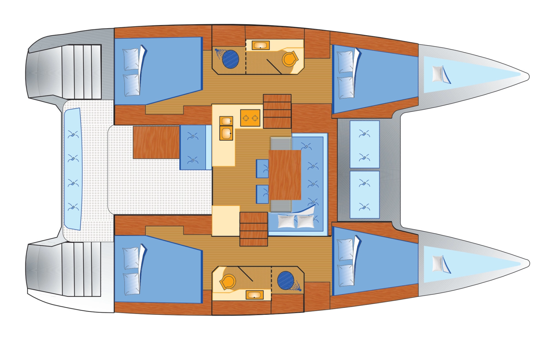 Lagoon Lagoon 40 między profesjonalistami a osobami prywatnymi w Punat