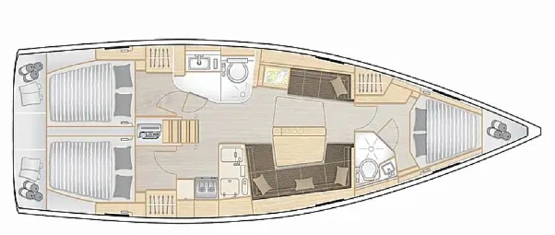 Wynajem łodzi Hanse Hanse 418 w Lefkáda na SamBoat 