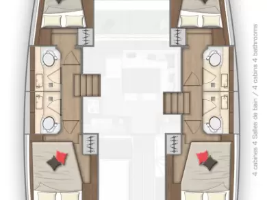 Katamaran do wynajmu w Lefkáda w najlepszej cenie