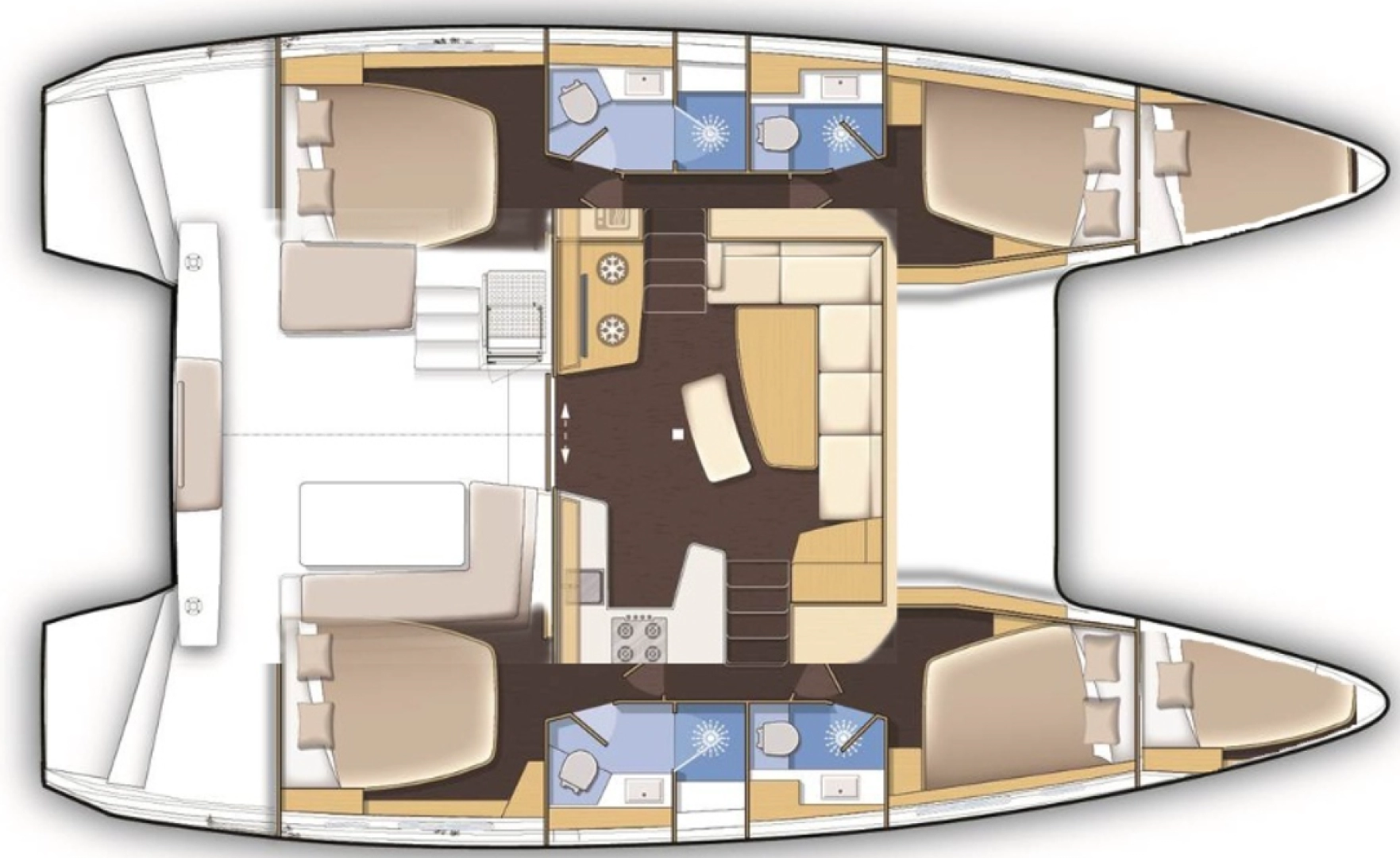 Wynajem łodzi Lefkáda tanio Lagoon 42