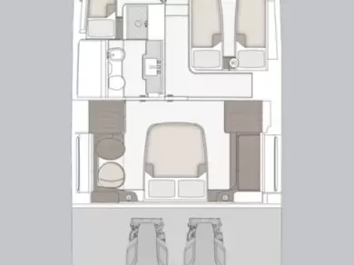 Wynajem Luksusowy jacht w Podstrana - Azimut Azimut Magellano 66