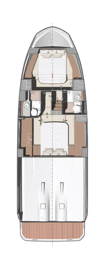Jeanneau Prestige 420 Fly - 2 cab. między profesjonalistami a osobami prywatnymi w Split