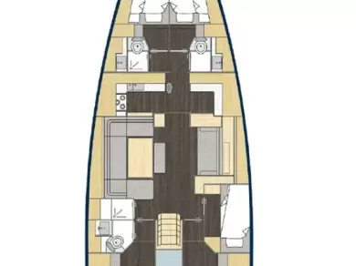 Wynajem Żaglowiec w Split - Bavaria Bavaria C57