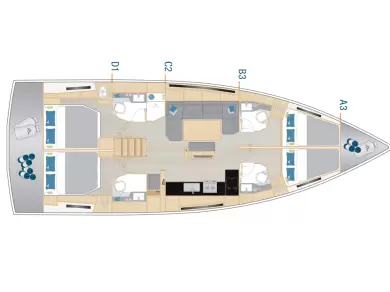 Wynajmij Hanse Hanse 460 w Donji Seget