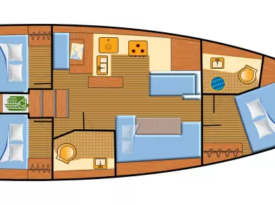 Wynajem łodzi Jeanneau Sun Odyssey 410 w Palma de Mallorca na SamBoat 