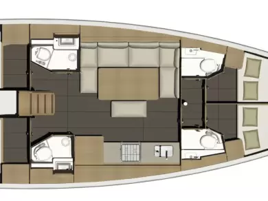 Wynajem łodzi Lefkáda tanio Dufour 460 Grand Large