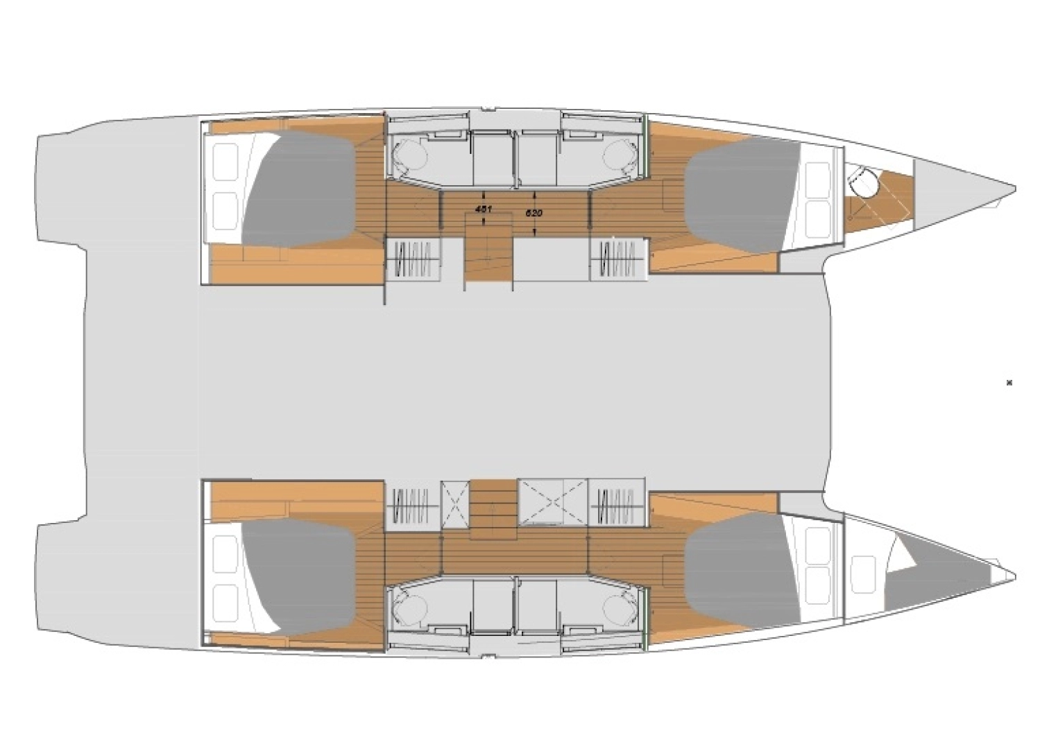 Wynajem Katamaran w Zadar - Fountaine Pajot Elba 45