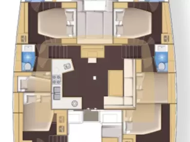 Lagoon Lagoon 52 między profesjonalistami a osobami prywatnymi w Alimos