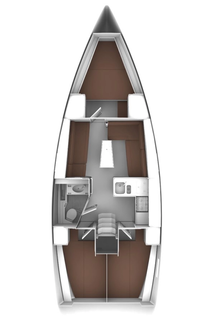 Bavaria Cruiser 37 między profesjonalistami a osobami prywatnymi w Split