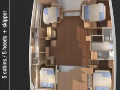 Wynajem łodzi Pirovac tanio Dufour Catamarans 48 Sail