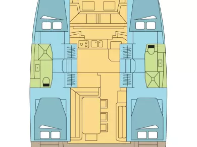 Wynajem Katamaran w Marsh Harbour - Bali Bali 4.1