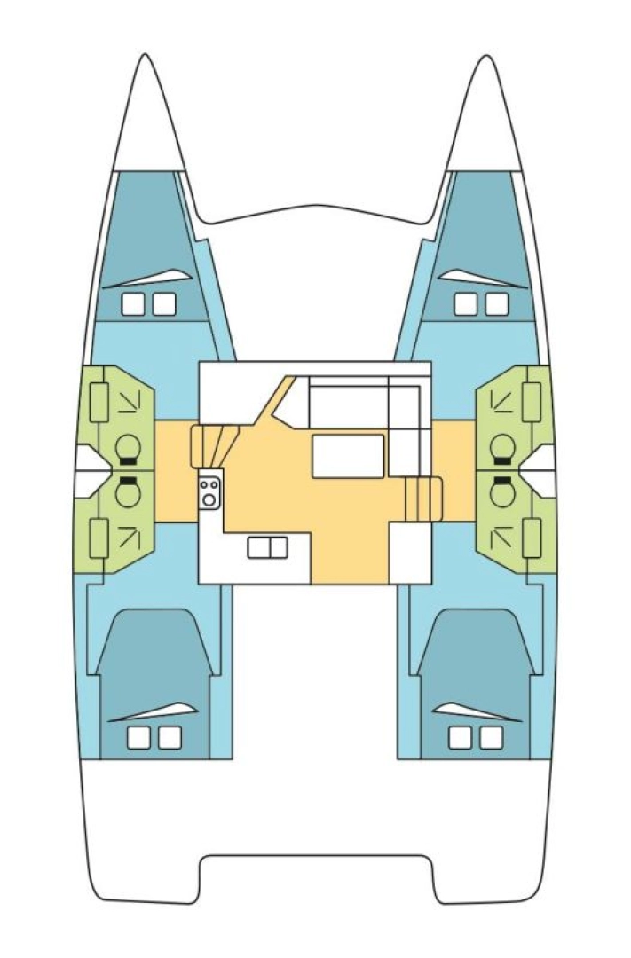 Fountaine Pajot Isla 40 między profesjonalistami a osobami prywatnymi w Jolly Harbour