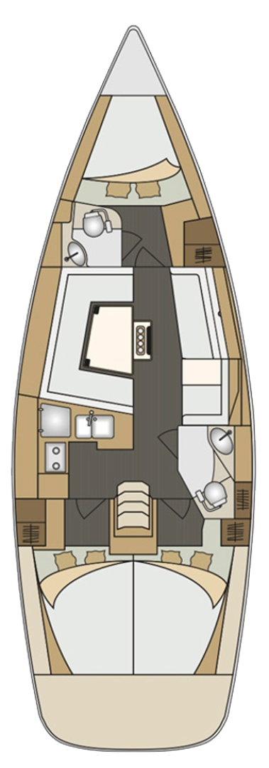 Wynajem łodzi Biograd na Moru tanio Impression 40