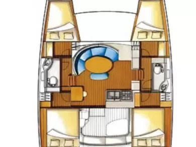 Wynajmij Katamaran z lub bez skippera Lagoon w Lefkáda