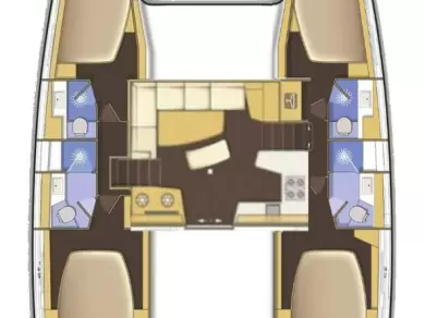 Lagoon Lagoon 42 między profesjonalistami a osobami prywatnymi w Alimos