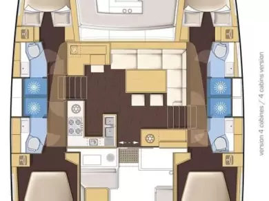 Wynajem Katamaran w Sukosan - Lagoon Lagoon 450 Sport Top