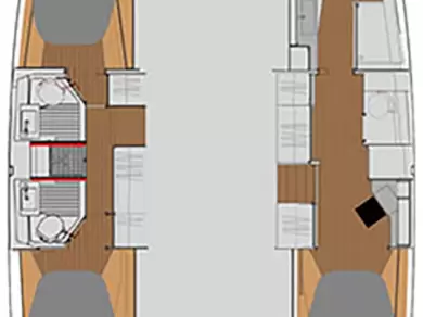 Wynajem Katamaran w Mykonos (wyspa) - Fountaine Pajot Astrea 42