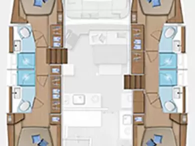 Wynajem Katamaran Lagoon z patentem 