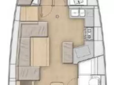 Wynajem Żaglowiec Bénéteau z patentem 