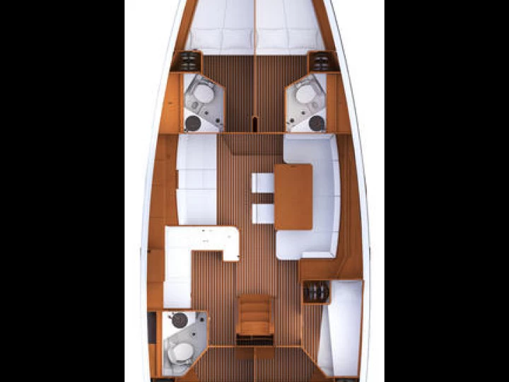 Jeanneau Jeanneau 53 między profesjonalistami a osobami prywatnymi w Lavrio