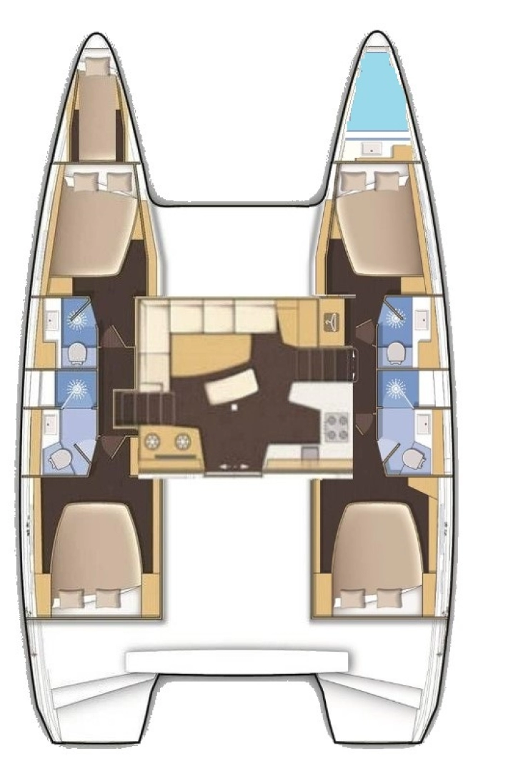 Wynajmij Katamaran z lub bez skippera Lagoon w Lefkáda