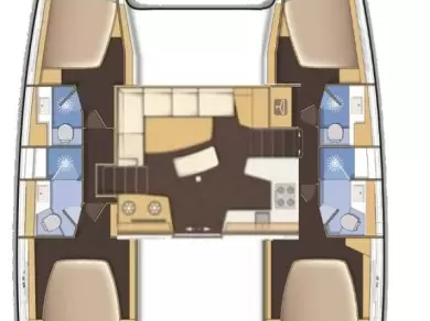 Wynajmij Katamaran z lub bez skippera Lagoon w Lefkáda