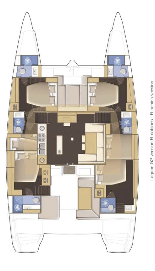 Wynajmij Lagoon Lagoon 52 F w Elliniko