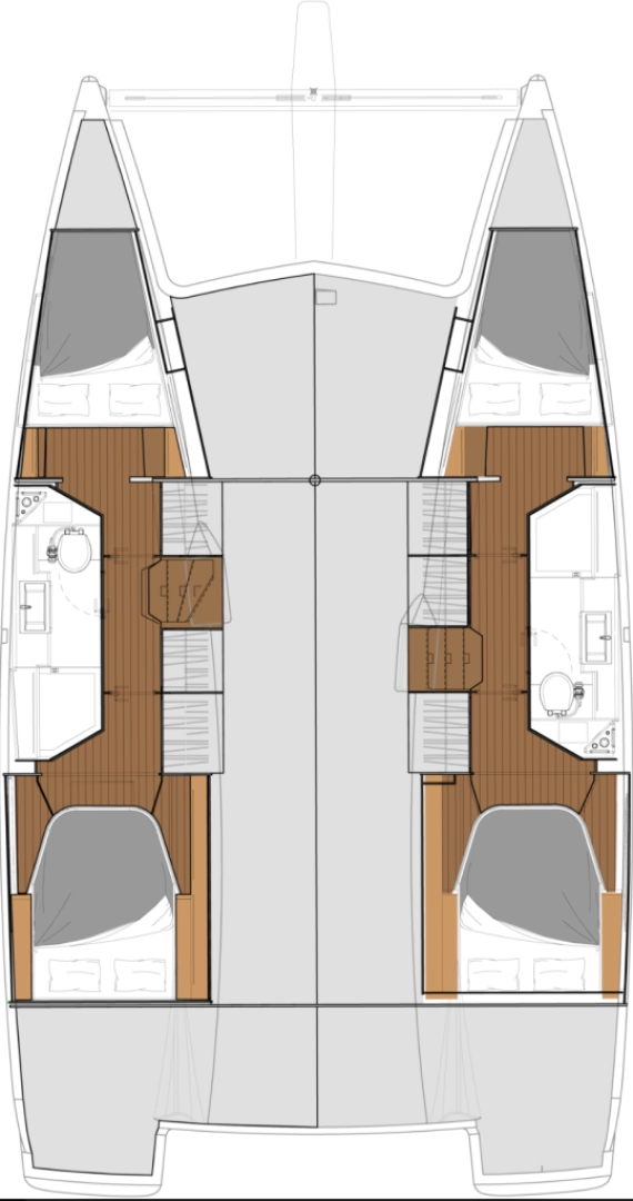 Fountaine Pajot Isla 40 między profesjonalistami a osobami prywatnymi w Frenchtown