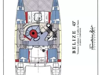 Wynajem łodzi Fountaine Pajot Belize 43 w Lefkáda na SamBoat 