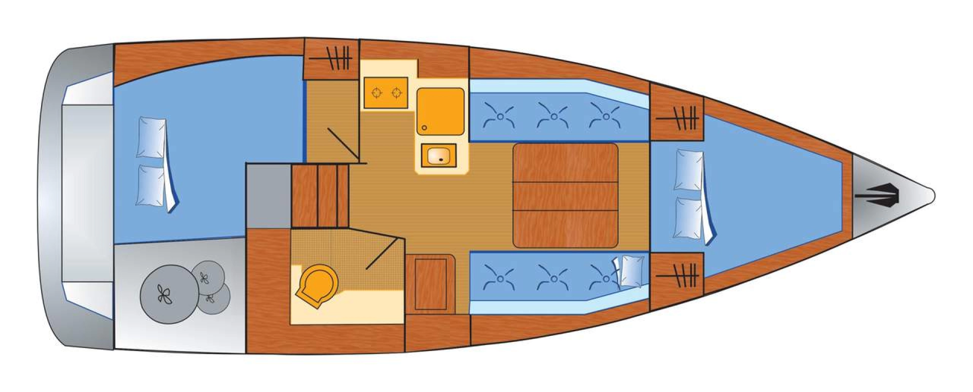 Wynajem Żaglowiec w Heiligenhafen - Dufour Dufour 310
