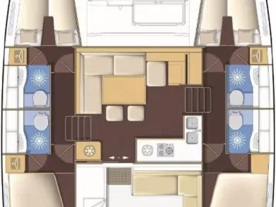 Wynajmij Katamaran z lub bez skippera Lagoon w Lefkáda