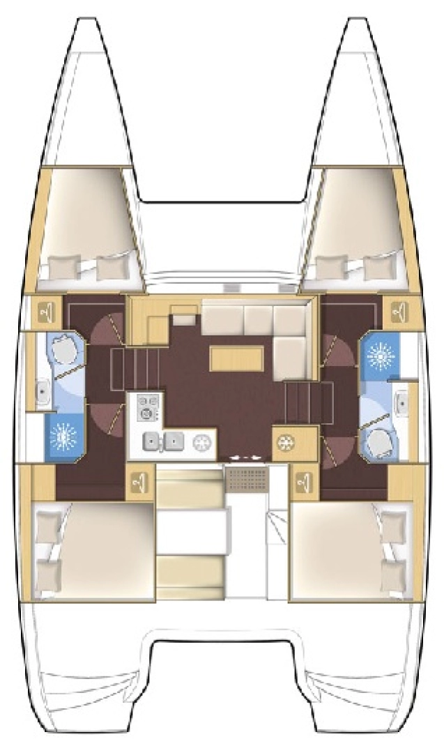 Wynajem w Fethiye- Lagoon Lagoon 39 na SamBoat