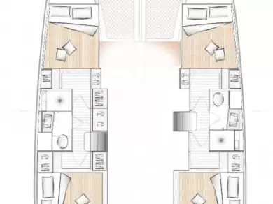Wynajem Katamaran Excess z patentem 