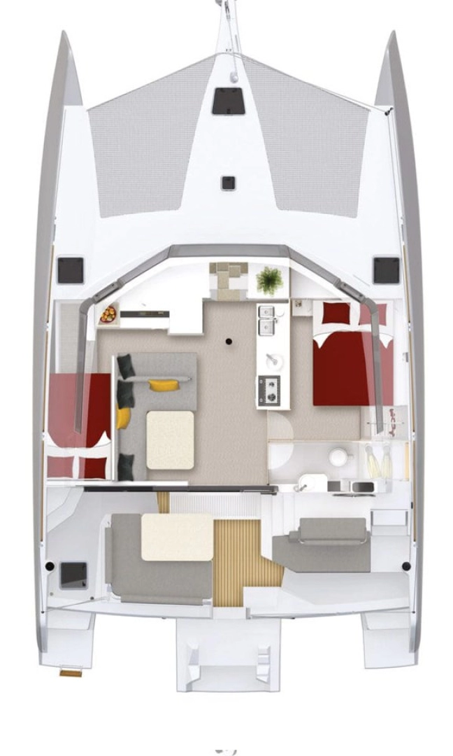 Wynajem łodzi Toulon tanio Neel 43