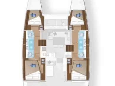 Wynajmij Katamaran z lub bez skippera Lagoon w Road Town