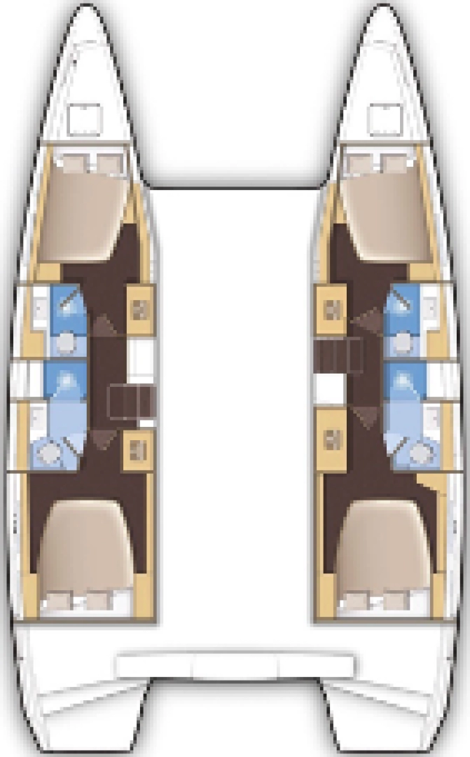 Wynajem Katamaran Lagoon z patentem 