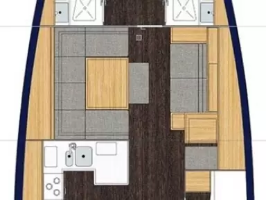 Wynajem łodzi Biograd na Moru tanio Bavaria C50 Holiday - 5 + 1 cab.