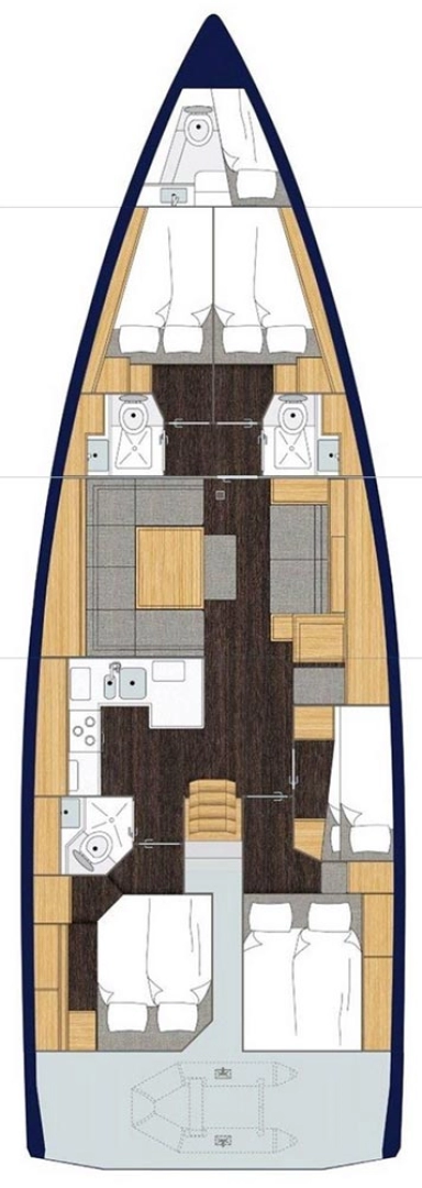 Wynajem Żaglowiec w Trogir - Bavaria Bavaria C50 Holiday - 5 + 1 cab.