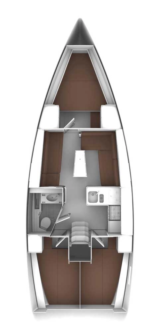 Bavaria Cruiser 37 między profesjonalistami a osobami prywatnymi w Jezera