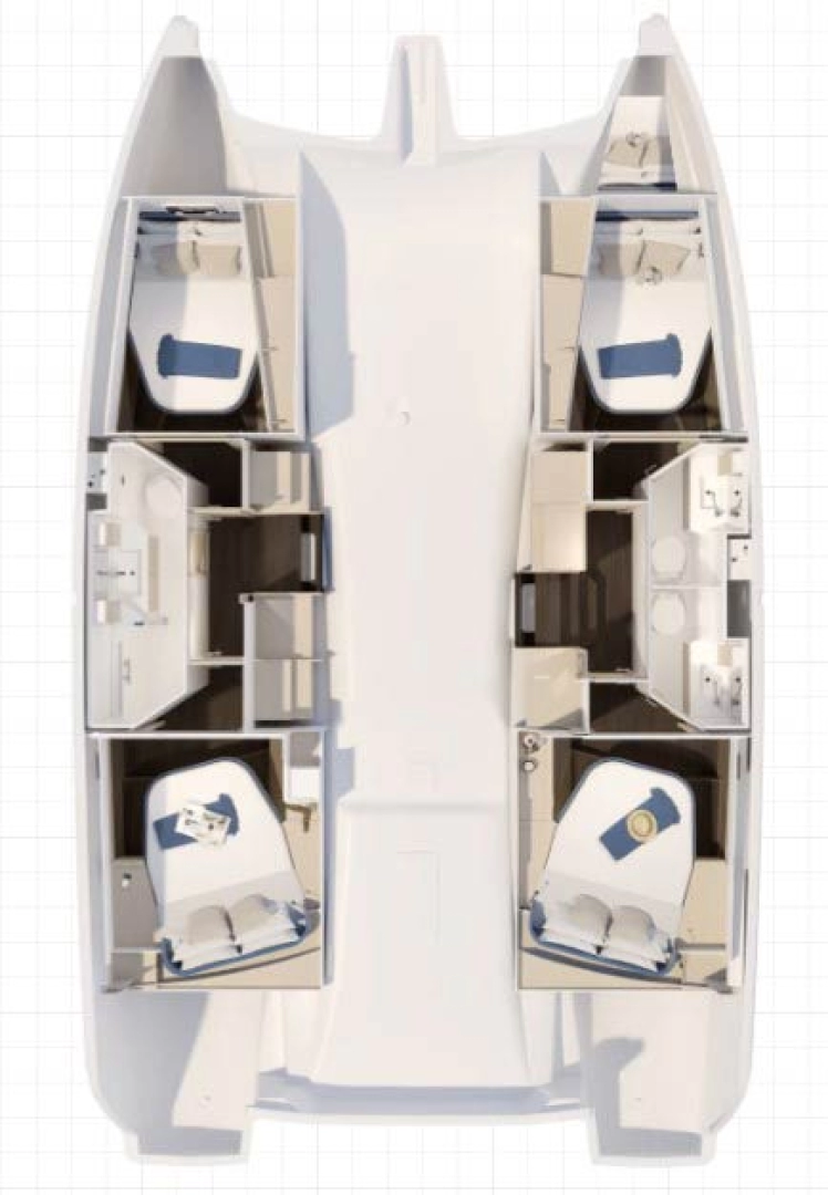 Wynajem łodzi Biograd na Moru tanio Fountaine Pajot FP 41 Quatuor 3