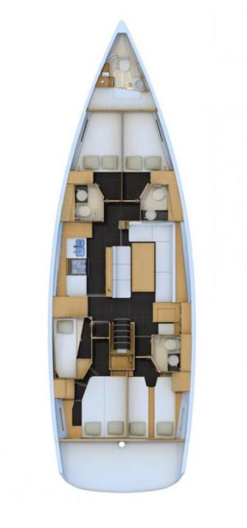 Wynajem Żaglowiec Jeanneau z patentem 